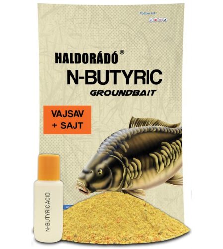 Haldorádó N-Butyric Groundbait - Vajsav + Sajt