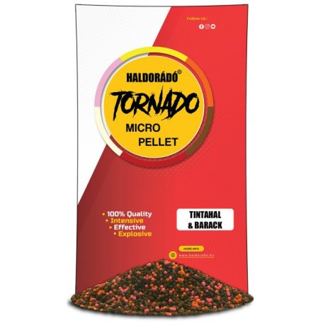 Haldorádó Tornado Micro Pellet - Tintahal-Barack 400g