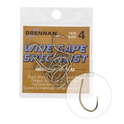 Drennan Wide Gape Specialist micro barbed 8-as