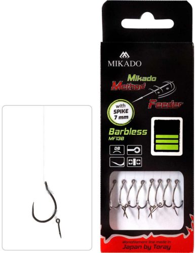 Mikado Method Feeder FC Szakállnélküli Csalitüskés Rig No. 12 10cm