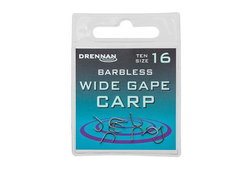 Drennan Barbless Wide Gape Carp horog 8-as