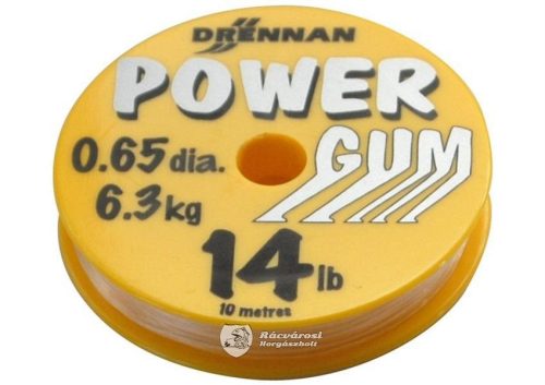 Drennan Erőgumi-Power Gum 14LB víztiszta