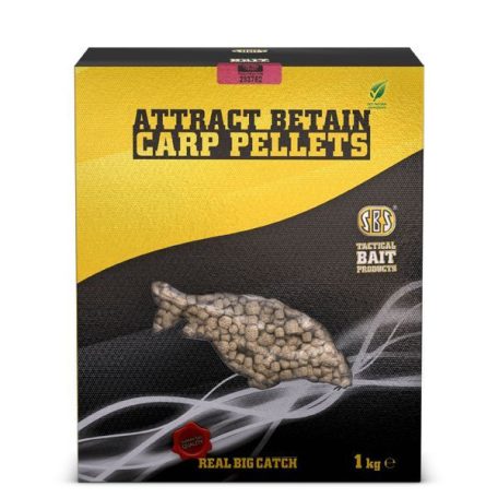 SBS Attract Betain Carp Pellets Squid & O. & Straw. 6mm/5kg