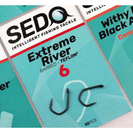 Sedo Extreme River Size 10 szakállas teflonbevonatú horog