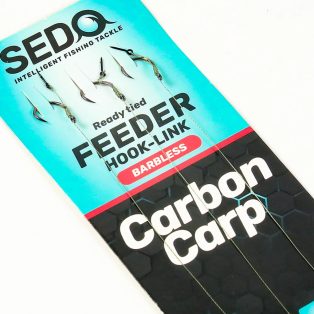   Sedo Carbon Carp Feeder előkötött szakáll nélküli horog size 8/0,14mm