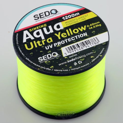 Sedo Aqua Ultra Yellow 1200m 0,225mm 5,15kg monofil zsinór