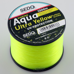 Sedo Aqua Ultra Yellow 1200m 0,25mm 6,45kg monofil zsinór