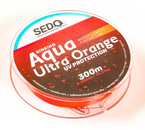 Sedo Aqua Ultra Orange 300m 0,225mm 5,15kg monofil zsinór