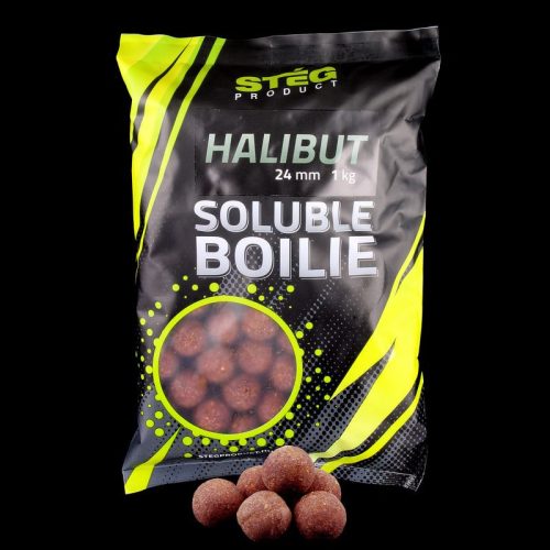 Stég Product soluble boilie 24 mm halibut 1 kg