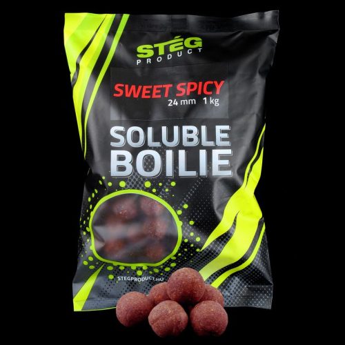 Stég Product Soluble Boilie 24mm Sweet Spicy 1kg