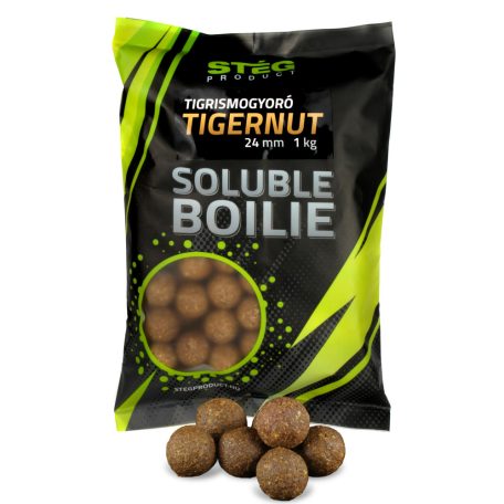 Stég Product soluble boilie tigrismogyoró 24mm/1kg