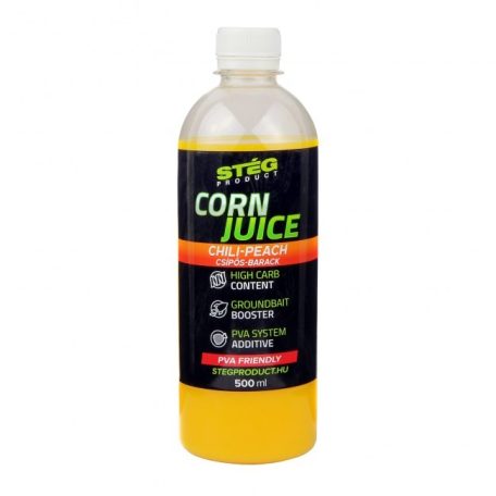 Stég Product Corn Juice Chili-Peach 500ml