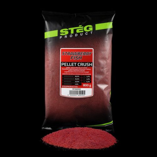 Stég Product Pellet Crush - Strawberry-fish 800g -eper-hal