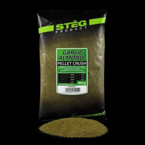 Stég Product Pellet Crush - Garlic-Almond 800g - fokhagyma -mandula