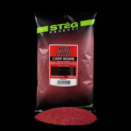 Stég Product Carp Bomb - Red Carp 1kg - eper