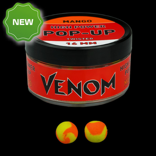 Feedermania Venom High Power Pop-Up Boilie 16mm Mango