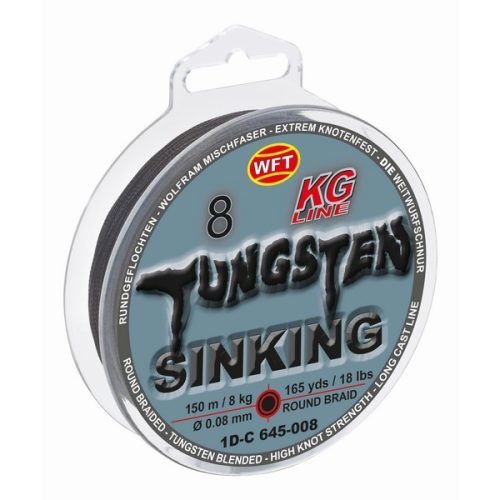 WFT Tungsten fonott főzsinór 0,12mm/14kg/150m